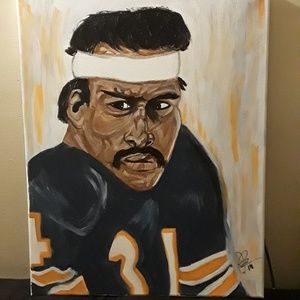 Walter Payton Acrylic paintings I made.